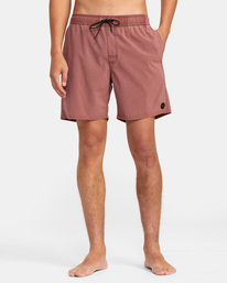 1 VA Pigment Elastic Waist Boardshorts 17" Purple AVYBS00207 RVCA