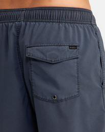 9 VA Pigment Elastic Waist Boardshorts 17" Blue AVYBS00207 RVCA