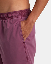 7 VA Pigment Elastic Waist Boardshorts 17" Purple AVYBS00207 RVCA