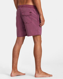 5 VA Pigment Elastic Waist Boardshorts 17" Purple AVYBS00207 RVCA