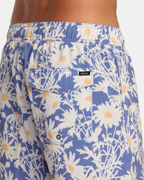 7 VA Pigment Elastic Waist Boardshorts 17" Purple AVYBS00207 RVCA