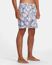 5 VA Pigment Elastic Waist Boardshorts 17" Purple AVYBS00207 RVCA