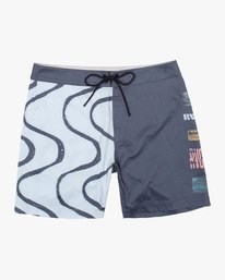 rvca, Stacks Boardshorts 17", BLACK (blk) STACKS TRUNK AVYBS00230
