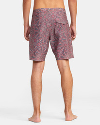 2 Kelsey Brookes Psilocin Boardshorts 18" Red AVYBS00232 RVCA