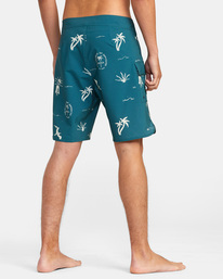 5 Hula Hands Eastern Boardshorts 20" Blue AVYBS00234 RVCA