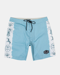 0 Island Venture Boardshorts 17" Blue AVYBS00235 RVCA