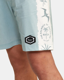 7 Island Venture Boardshorts 17" Blue AVYBS00235 RVCA