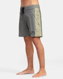 4 Island Venture Boardshorts 17" Black AVYBS00235 RVCA