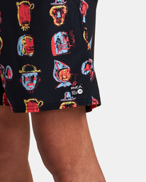 3 Elastic Boardshorts 17" Black AVYBS00247 RVCA