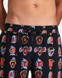8 Elastic Boardshorts 17" Black AVYBS00247 RVCA