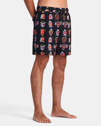 6 Elastic Boardshorts 17" Black AVYBS00247 RVCA