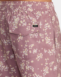 7 Barnes Elastic Waist Boardshorts 17" Purple AVYBS00265 RVCA