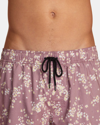 8 Barnes Elastic Waist Boardshorts 17" Purple AVYBS00265 RVCA