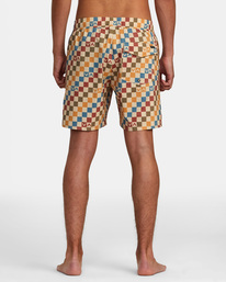 rvca, Barnes Elastic Waist Boardshorts 17", LATTE (tfh0) Barnes - Swim Shorts for Men AVYBS00265