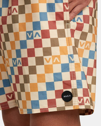 3 Barnes Elastic Waist Boardshorts 17" Beige AVYBS00265 RVCA