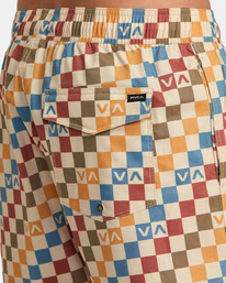 8 Barnes Elastic Waist Boardshorts 17" Beige AVYBS00265 RVCA