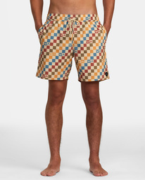 1 Barnes Elastic Waist Boardshorts 17" Beige AVYBS00265 RVCA