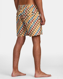 5 Barnes Elastic Waist Boardshorts 17" Beige AVYBS00265 RVCA