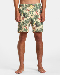 1 Barnes Elastic Waist Boardshorts 17" Yellow AVYBS00265 RVCA