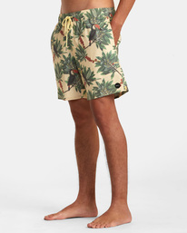 4 Barnes Elastic Waist Boardshorts 17" Yellow AVYBS00265 RVCA