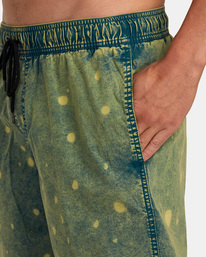 7 Manic - Bermuda da bagno da Uomo Green AVYBS00266 RVCA
