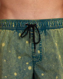 9 Manic - Bermuda da bagno da Uomo Green AVYBS00266 RVCA