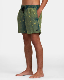 4 Manic - Bermuda da bagno da Uomo Green AVYBS00266 RVCA