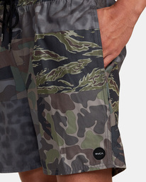 3 Perry - Short de bain pour Homme Vert AVYBS00267 RVCA