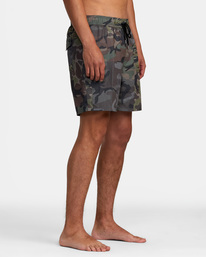 6 Perry - Short de bain pour Homme Vert AVYBS00267 RVCA