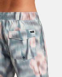 8 Perry 17" Elastic Waist Boardshorts White AVYBS00267 RVCA