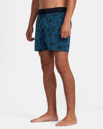 4 Alex Matus Mushy - Bermuda da bagno da Uomo Blue AVYBS00279 RVCA