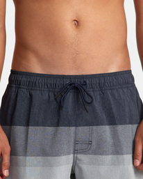 9 Westport Yarndye Elastic Waist Boardshorts 17" Blue AVYBS00280 RVCA