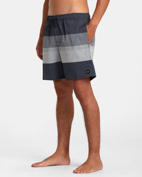 4 Westport Yarndye Elastic Waist Boardshorts 17" Blue AVYBS00280 RVCA