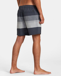 5 Westport Yarndye Elastic Waist Boardshorts 17" Blue AVYBS00280 RVCA