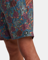 2 Martin Ander Elastic - Short de Natación para Hombre Gris AVYBS00291 RVCA