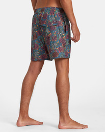 4 Martin Ander Elastic - Short de Natación para Hombre Gris AVYBS00291 RVCA