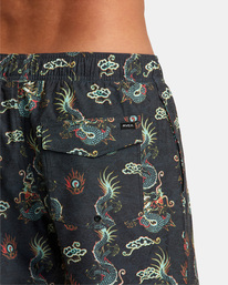 8 Atlas Elastic - Short de bain pour Homme Gris AVYBS00293 RVCA