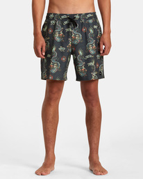 1 Atlas Elastic - Short de bain pour Homme Gris AVYBS00293 RVCA
