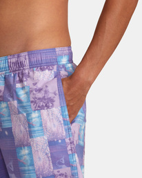 7 Colin Sussingham Elastic - Swim Shorts for Men Purple AVYBS00295 RVCA