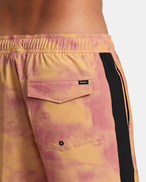 8 Apex Elastic Waist Boardshorts 17" Black AVYBS00297 RVCA