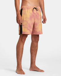 6 Apex Elastic Waist Boardshorts 17" Black AVYBS00297 RVCA