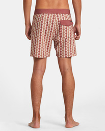 2 Brookes - Short de bain pour Homme Orange AVYBS00298 RVCA