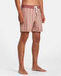 6 Brookes - Short de bain pour Homme Orange AVYBS00298 RVCA