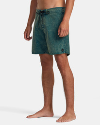 3 Shockwash Boardshorts  17" Green AVYBS00305 RVCA