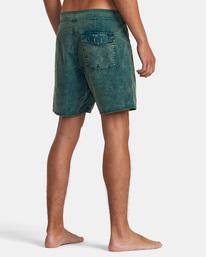 4 Shockwash Boardshorts  17" Green AVYBS00305 RVCA