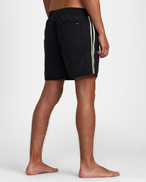 5 Breakout Elastic Waist Boardshorts 16" Black AVYBS00313 RVCA