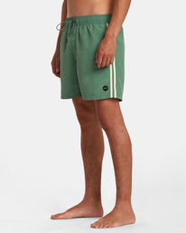 4 Breakout Elastic Waist Boardshorts 16" Green AVYBS00313 RVCA