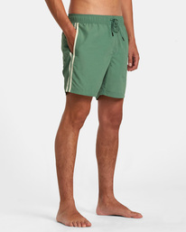 6 Breakout Elastic Waist Boardshorts 16" Green AVYBS00313 RVCA