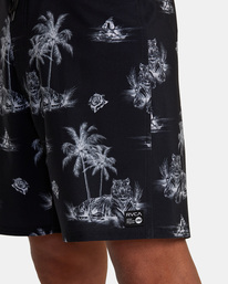7 Benjamin Jeanjean - Swim Shorts for Men Black AVYBS00323 RVCA