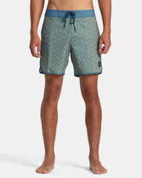 1 Freeport Boardshorts  16" Blue AVYBS00331 RVCA